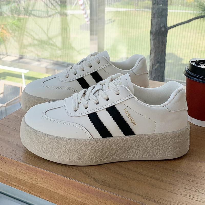 Popular German Training Shoes Breathable Thick-soled Little White Women's Shoes 2025 Spring New Versatile Women's Casual Sports Board Shoes