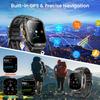 2026 New Built-in GPS Men Smart Watch Compass Altimeter Bluetooth Call 50M Waterproof 170+sports Modes Navigation Tracker AMOLED HD Smartwatch