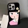 Lovely Girl Pattern Phone Case For iPhone 17 Air 16 15 14 13 12 11 Pro Max 16e 17e XR X XS Max 7 8 16 Plus Shockproof Soft Cover