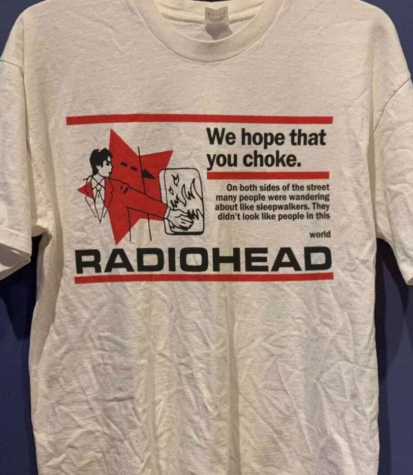 Radiohead Shirt Radiohead White T-shirt Unisex S-5XL Gift For Fan VM9367 Unisex T-Shirt S