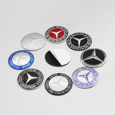 4Pcs 56mm 60mm 65mm Car Wheel Stickers Center Hub Cap Car Emblem Badge Decal For Mercedes Benz AMG W204 W205 W210 W211 W212 W213