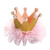 Pet Crown Decor Delicate Anti-fall Pet Headgear Princess Dog Hairpin for Decor