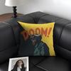 Mf D-Doom Madlibb Singer Cushion Cover Natural Linen Organic Fabric Double-Sided Printing Sofa Home Decor Gift Pillow Case