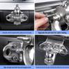 Shunyi Haval Modified Trailer Hitch Rear Stainless Steel 2nd Gen Ruffian Tiger Head Arm Hook Accessories