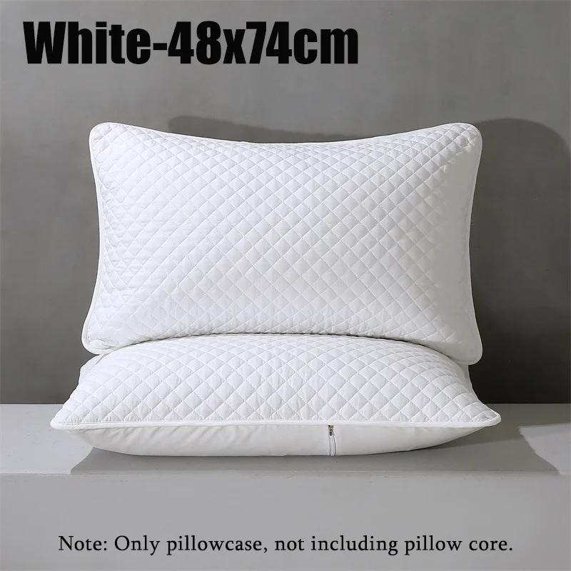 

Водонепроницаемая наволочка, машинная стирка, чехол для подушки, декор для спальни, подходит для детей и взрослых, только наволочка, без подушки 1PC белый