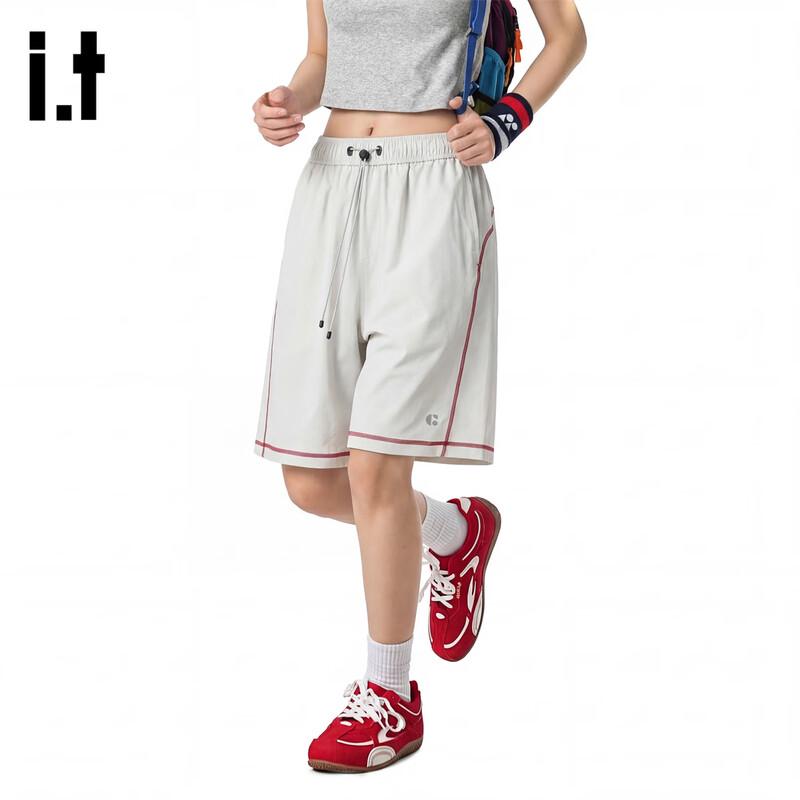 GROUND ZERO Color-Block Sports Shorts L