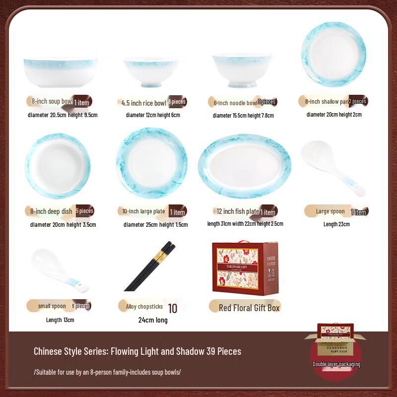 Moda Lanka Gradient Ceramic Dinnerware Set