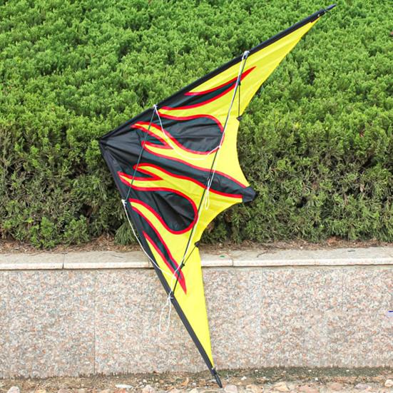 Kite Colorful Large Sound 1.2M Triangle Stunt Kite for Playing