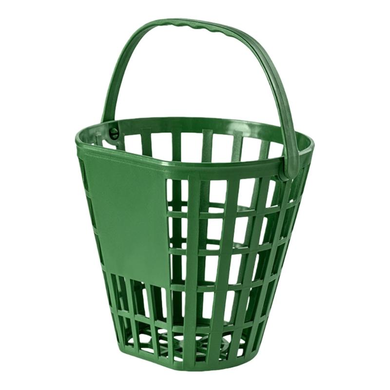

Portable Golf Ball Container with Handle Anti Rolling Pick up Basket Holds Up To 50 Balls Stable Carry Bucket Enduring 1