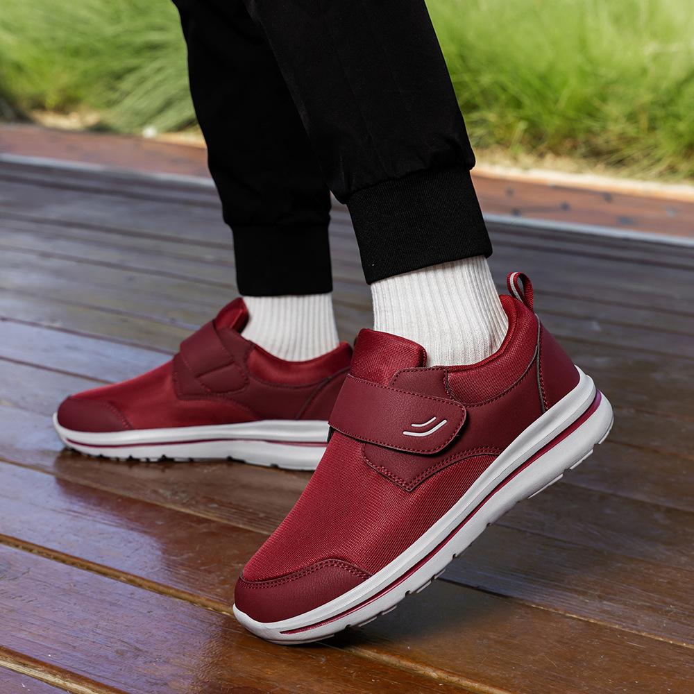 Special foot type widening toe in the elderly casual shoes men and women with the same comfortable soft-soled cushioning sports walking shoes