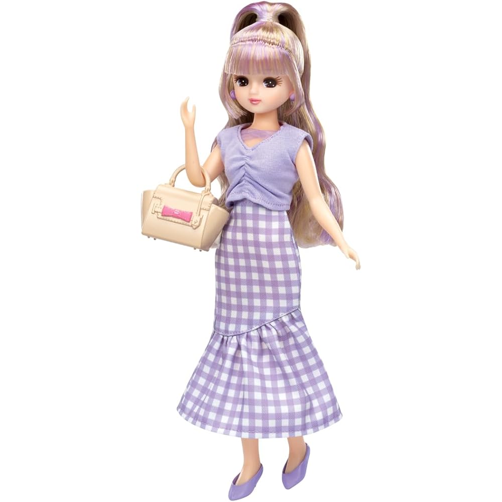 Takara Tomy Licca-chan Doll LD-03 1 Week Outfit Gift Set Dress-Up Toy for Ages 3 and Up