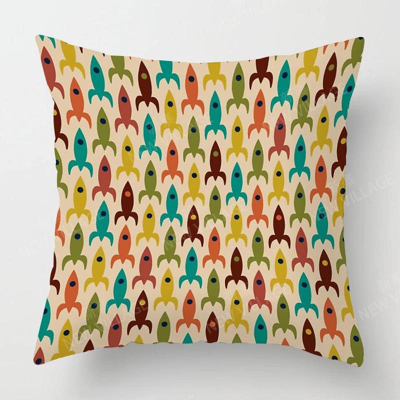 Nordisk höst heminredning höst prydnadskuddfodral soffa Kuddfodral modernt 45x45cm 45*45 50x50 60x60cm 40*40 40x40 geometri 60*60