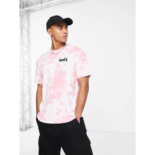 

Фиолетовая футболка Levi s с постерным логотипом