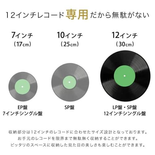 Sunneed Wooden Record Rack, Freestanding Audio Rack RCR-R7135 (Walnut Color, Stackable Bottom Rack)