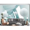 3d Space Wallpaper Ball Abstract Building Wall Murals Modern Living Room Bedroom Mural Wallpaper