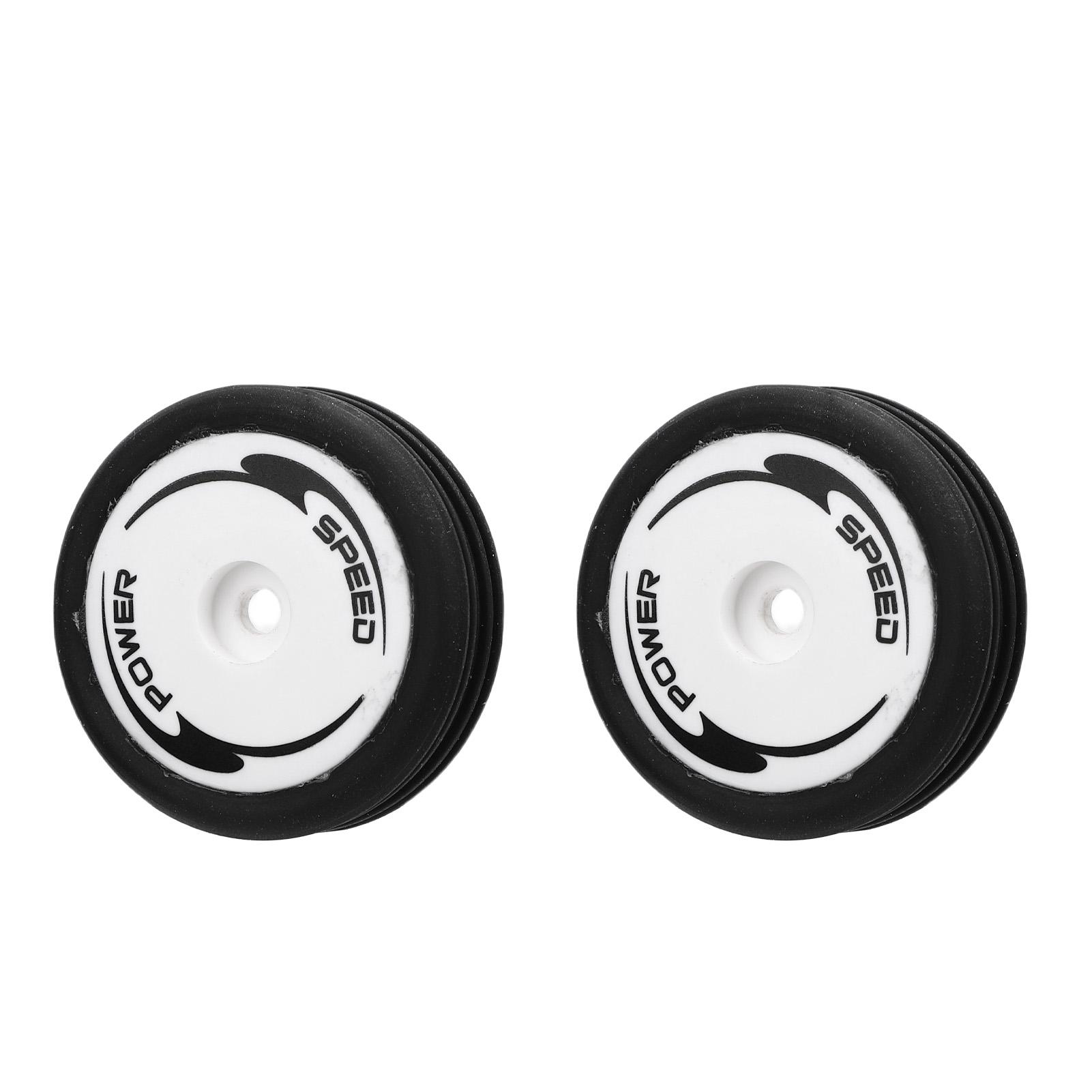 

2PCS Front Tires Fit for WLtoys 244016 3367 RC Car Plastic Rubber RC Car Front Tire Wheel Set for Replacement Upgrade