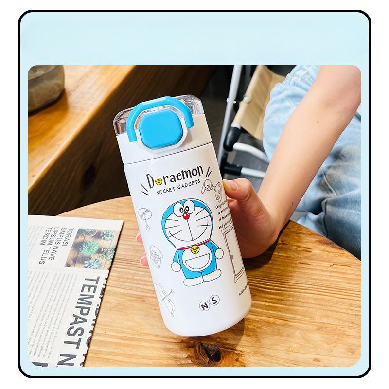 Doraemon Thermos Cup Coffee Cup Stainless Steel Large Capacity Thermos Cup Women's Water Cup High Appearance Level Ice Bully Cup