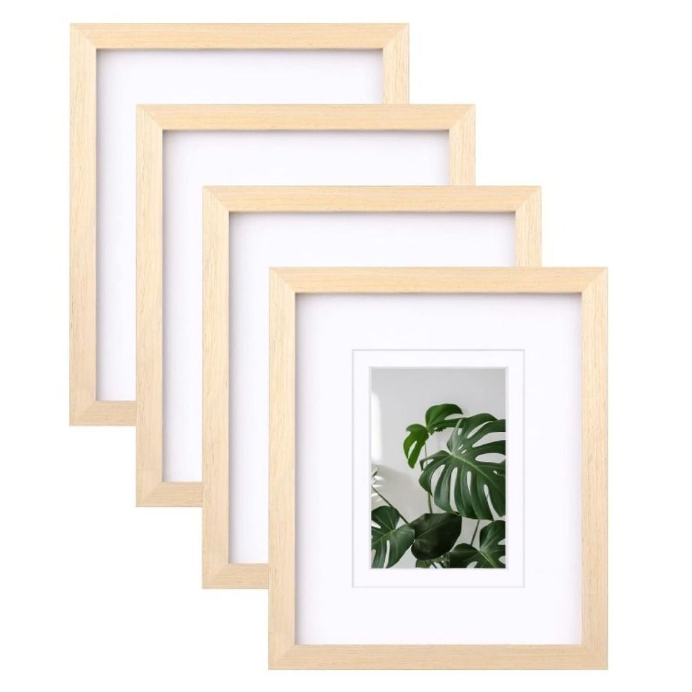 Art Puzzle Holder DIY Blank Clay Frames Painting Drawing Desktop Ornament Wooden Photo Holders DIY Craft DIY Handcraft