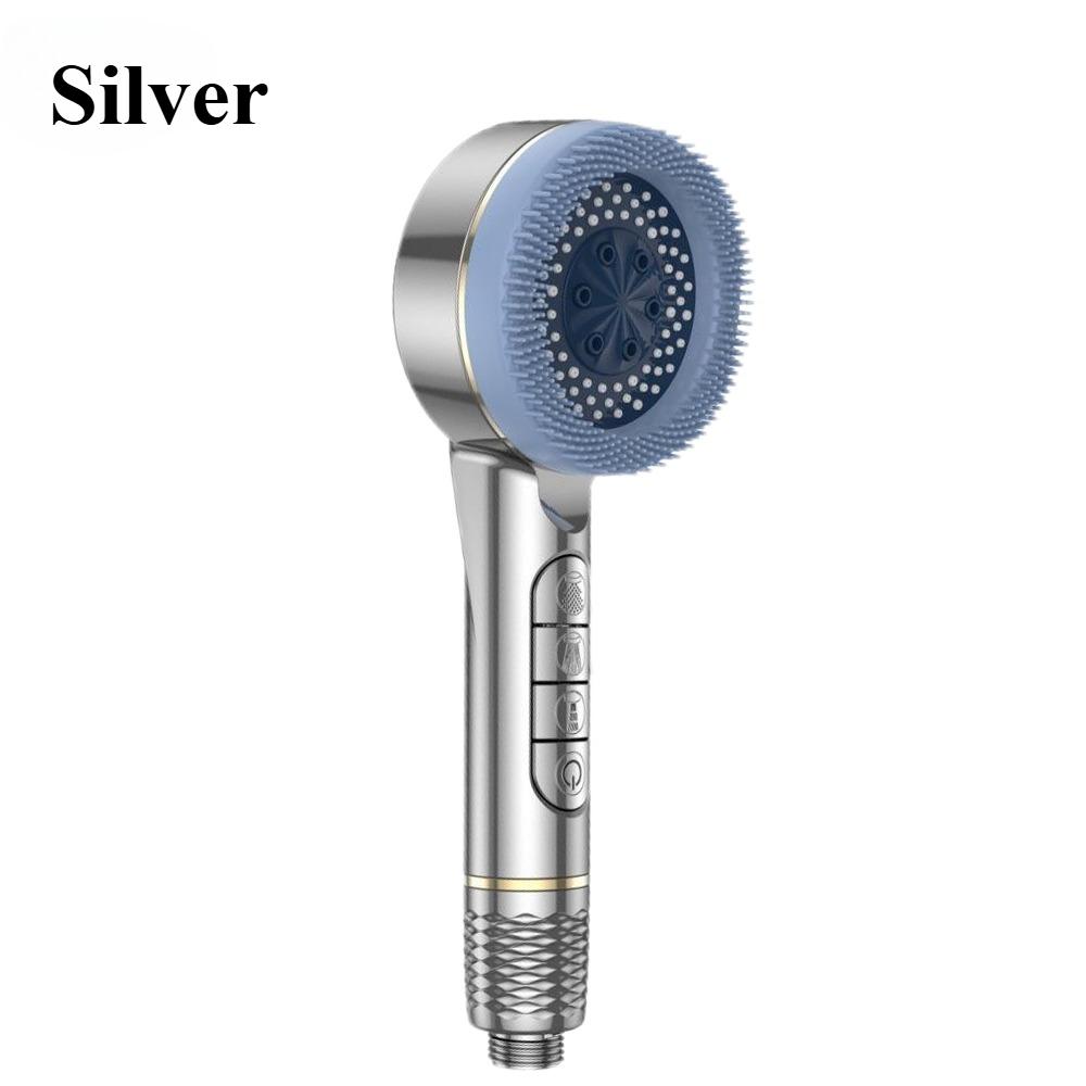 4 Mode High Pressure Shower Head Pressurized  Water Massage Showerhead with Filter Handheld Shower Mixer Bathroom Accessories