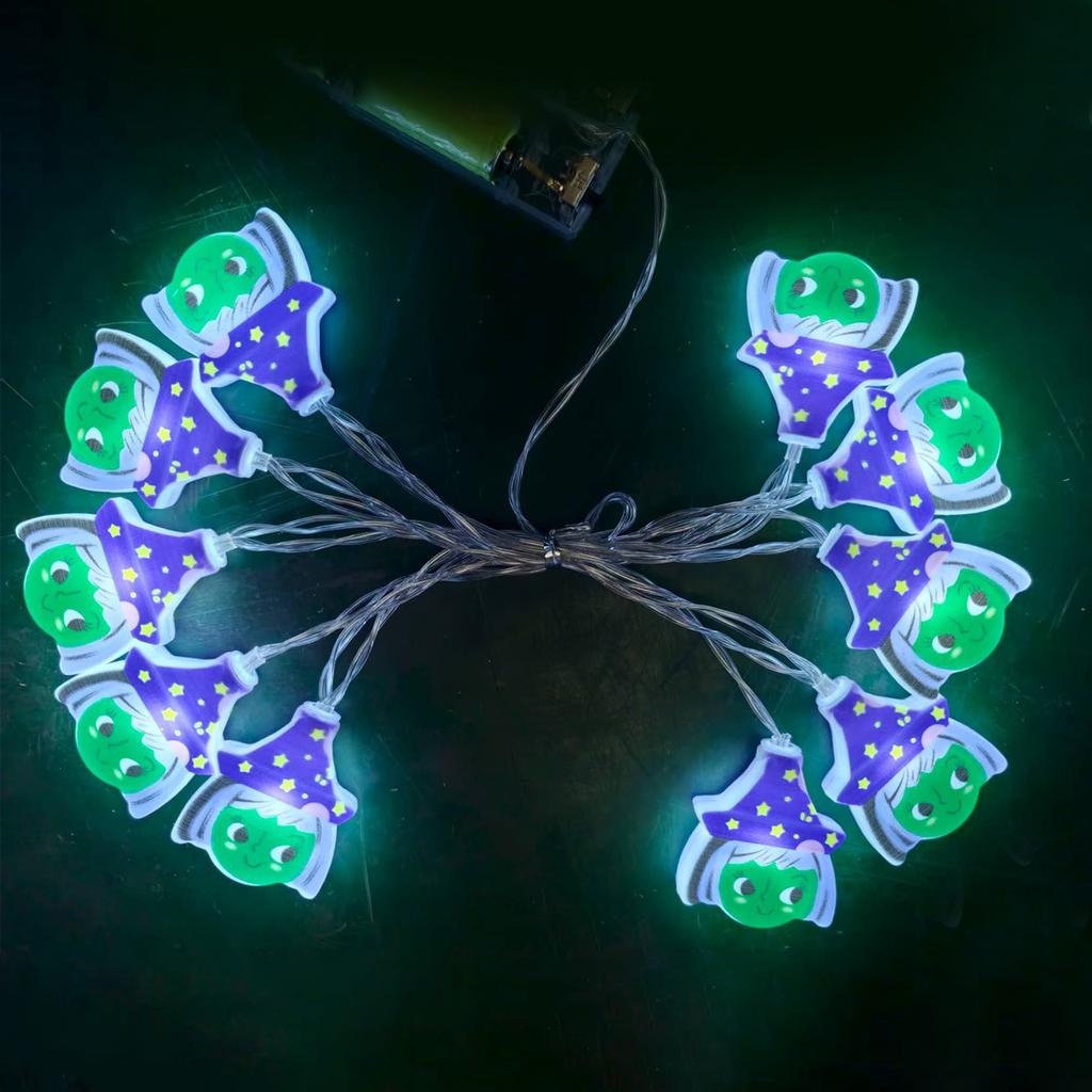 Halloween String Lights Ghosts For Home Decor Indoor Party Holiday 59inch