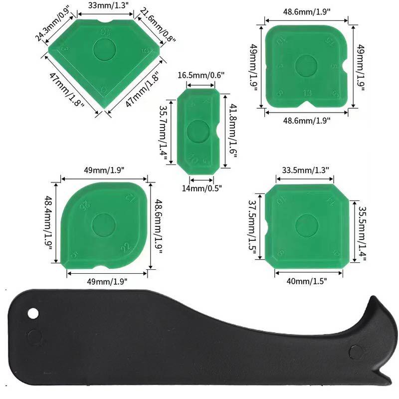 Free Shipping 4-Piece Grout and Glue Scraper Tool Set