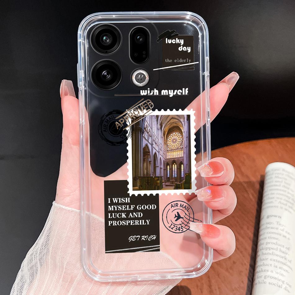 For Oppo Find X9 Pro Phone Case Unique Style Soft TPU Transparent Silicone Lightweight Cover For Oppo Find X 9 Protective Shell
