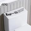 Self Adhesive Waterproof Wall Decor Glow In The Dark Toilet Sticker Finger And Remind To Flush Green Light Decals Design PVC Fluorescent Decal