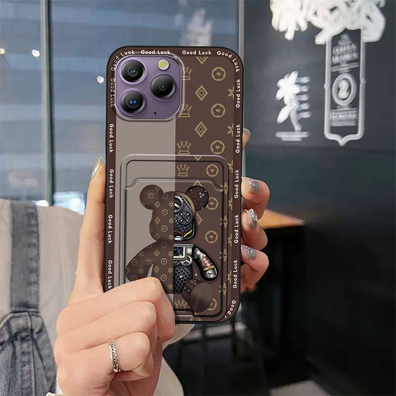 Cute Card sleeve Phone Case For Blackview A96 Full wrap Cartoon TPU Durable Back Cover Anti-knock Graffiti Anti-dust