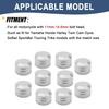 10 Pcs Motorcycle Bolt Covers Chrome Bolt Head Caps Kit Fit for Harley Touring Road King Street Glide Road Glide Sportster 883 Dyna Fat Bob Softail