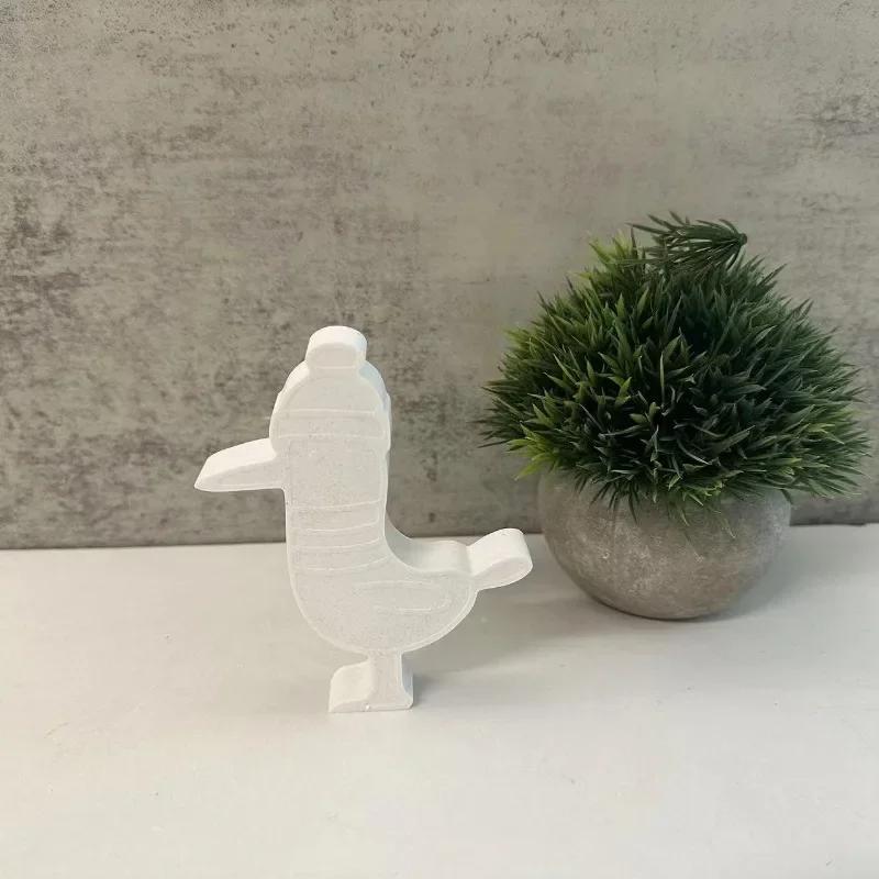 Creative Design Bird Ornaments Mold Handmade DIY Silicone Molds Plaster Decorative Molds Suitable Household Candle Molds