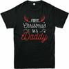 FIRST CHRISTMAS AS A DADDY Xmas T Shirt Father Gift Festive Party Christmas Tees
