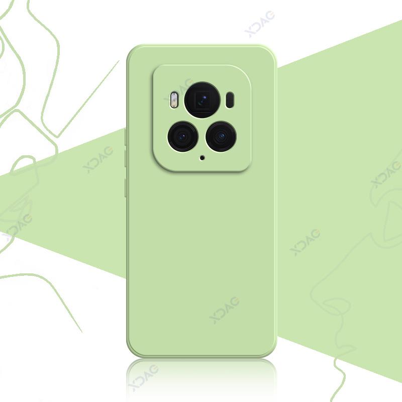 Luxury Double Liner Cover Cases for Honor Magic6 Magic 6 Pro Ultimate 6Pro 6Ultimate 5G Square Liquid Silicone Phone Armor Coque