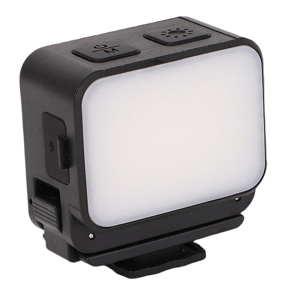 LED Fill Light Fit for Pocket 3 Camera Splash Proof 3 Color 4 Brightness Levels Magnetic Auxiliary Light with Cold Shoe