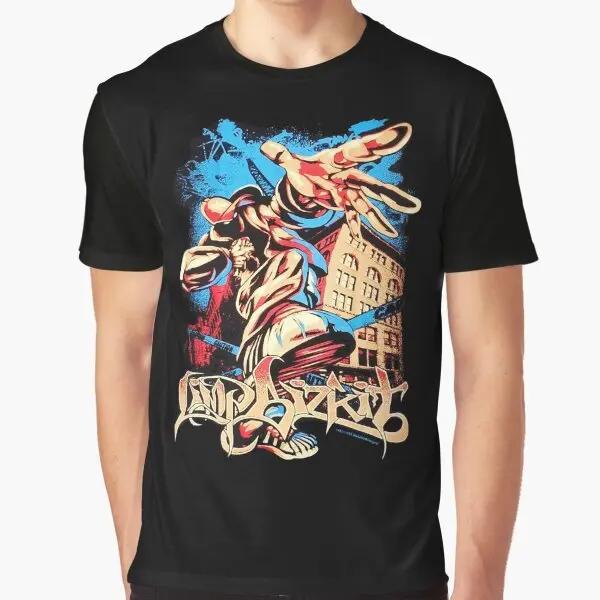 Hot Selling Limp Bizkit T Shirt Music Band Printing Summer Luxury Brand Pure Cotton Men's and Women's T-shirts Short Sleeves