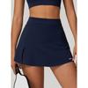 Oiob Feather Tennis Exercise Skirt Female Fashion Tape Fake Two-Piece Running Workout Quick-Drying Slim Looking Yoga A- Line Skirt