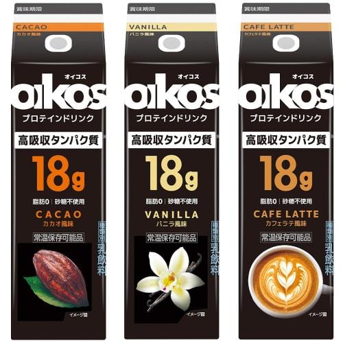

Danone Japan Danone Oikos Protein Drink 240ml (Set of 12 Bottles of Each of 3 Types) Highly Absorbable Protein