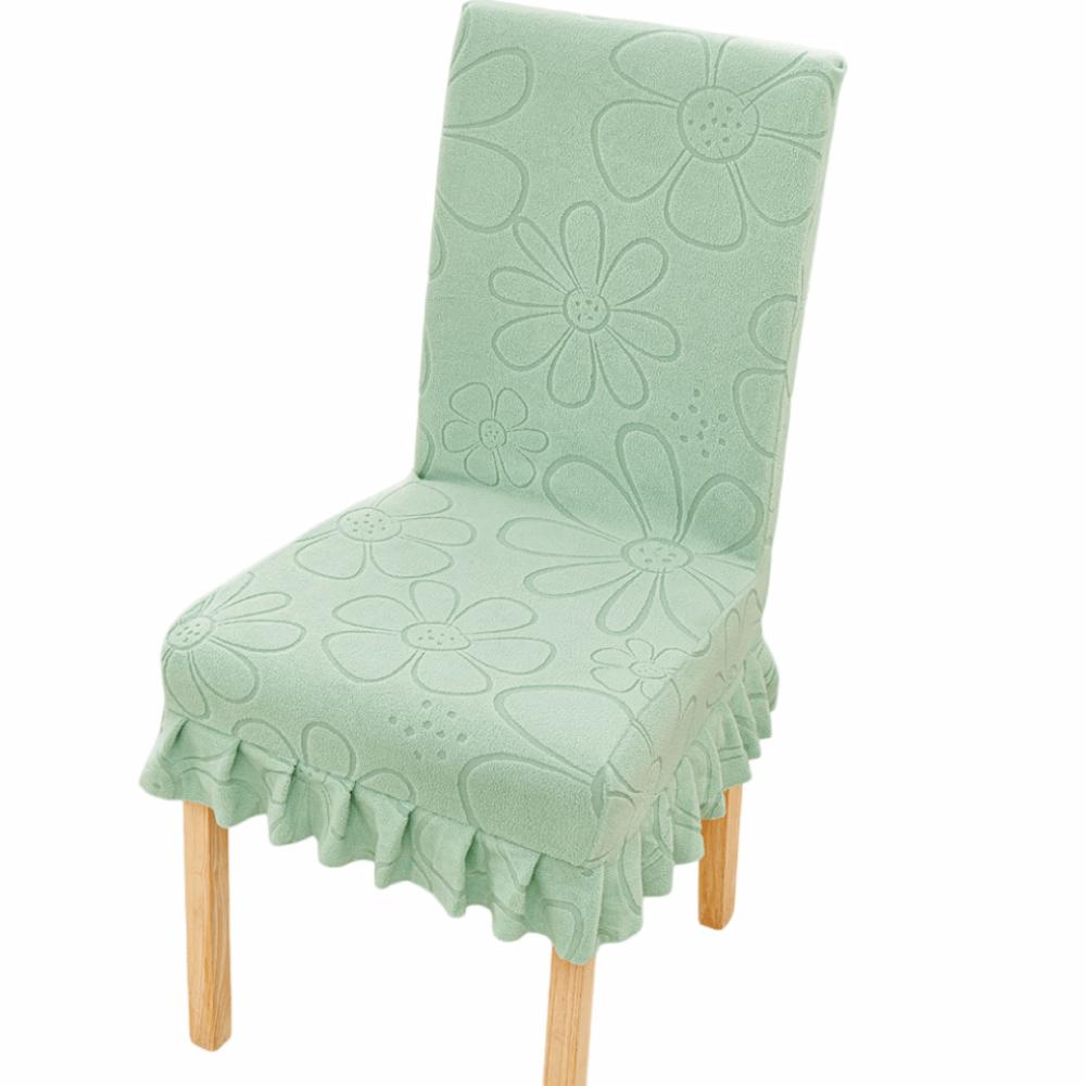 Washable Chair Covers Universal Chair Seat Covers Thicken Stretch Spandex Covers  Kitchen зелёный