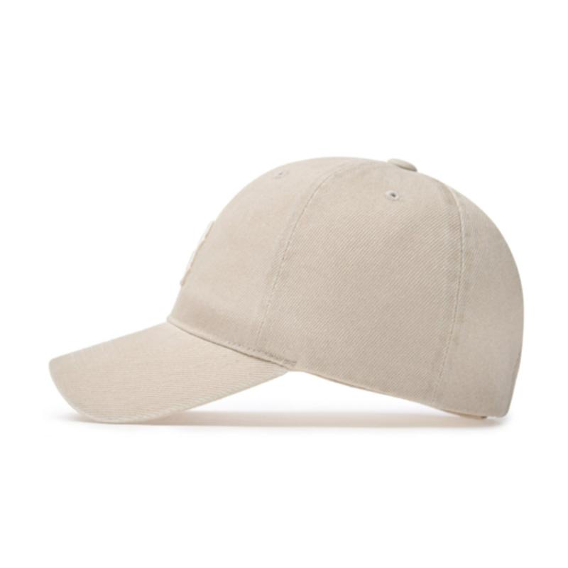 MLB Cotton Baseball Caps Unisex Light Beige Fashion 3ACPVV14N-43SAS