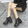 Fashion Classic short boots waterproof platform thick heel new autumn winter comfortable round toe high heels casual  women's boots
