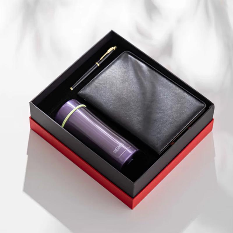 THERMOS 380 мл Термокружка Подарочный набор с блокнотом и ручкой