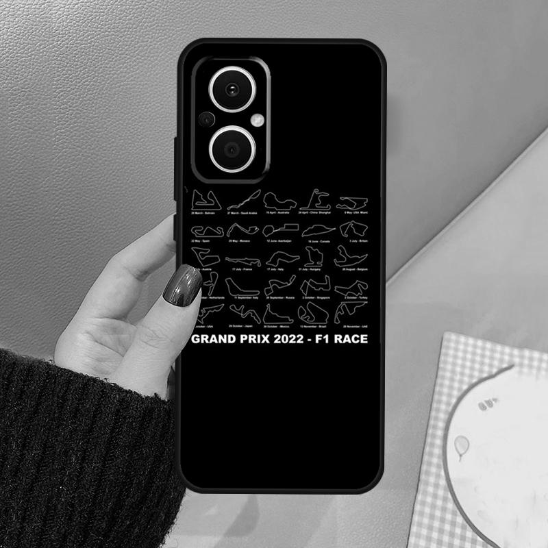 

Racing Circuit Funda For OPPO Reno 10 11 12 13 14 Pro 8 7 Lite 11F 12F 13F 14F OPPO Find X8 X5 X6 X9 Pro Case OPPO Reno13 Pro