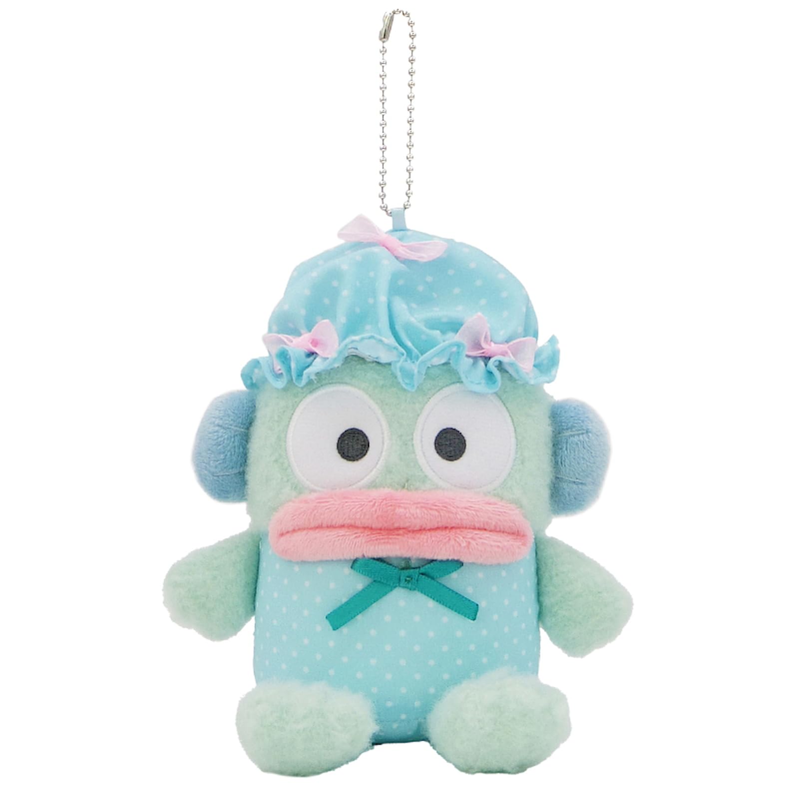 

Nakajima Corporation Sanrio Characters Nightcap Ribbon Hangyodon Mascot H15 x W14 x D11cm 213891-25