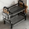 Stable Structure Multi-layer Dish Drying Rack Chopsticks Organizer  Cooking Area