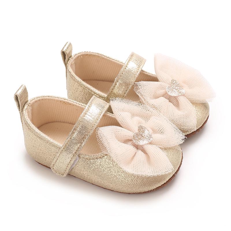 Infant Princess Bow Shoes: Soft Sole for 0-1 Year Old, Spring/Autumn