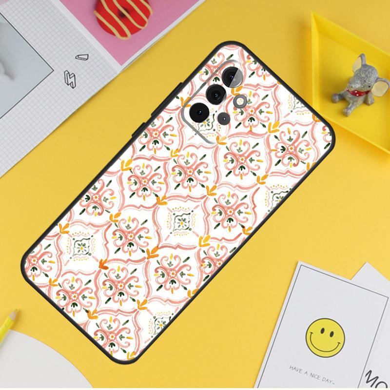 Moroccan Pattern For Samsung Galaxy A14 A34 A54 A12 A32 A52 A51 A71 A53 A33 A13 A15 A25 A35 A55 Phone Case