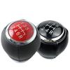 For SUBARU LEGACY OUTBACK FORESTER IMPREZA STI WRX 2009-2018 Car Maunial Leather Gear Stick Shifter Lever Shift Knob Handball