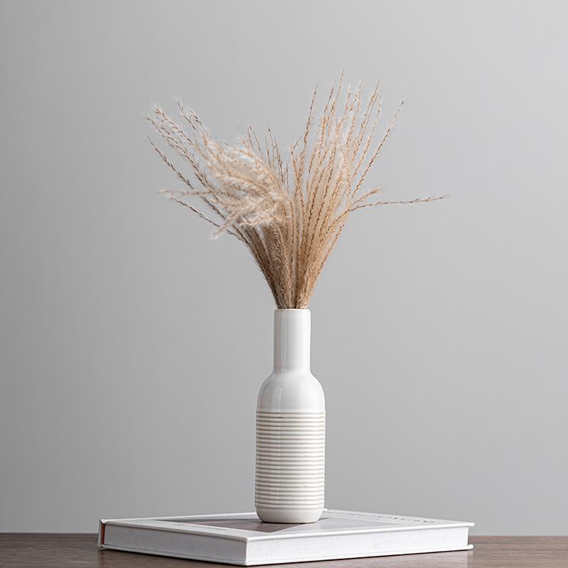 Set Vase Kiln Change Retro Ceramic Handicrafts Three-Piece Set Creative Home Desktop Decoration Ornament