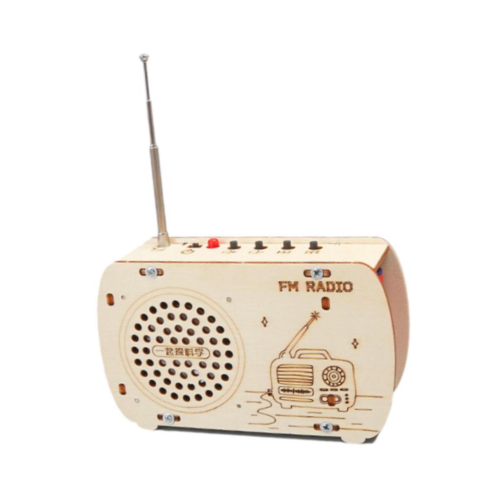 DIY Radio Model Science Set Teaching Materials Unique Experiment Kits 3D Puzzle Toy Ages 6+