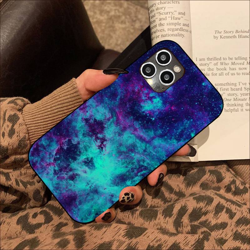 Colorful Space for Galaxy Universe  Phone Case for iPhone 11 12 13 Mini Pro XS MAX 8 7 6 6S Plus X 5S SE 2020 XR Cover