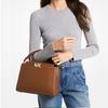 New MICHAEL KORS Karlie Artificial Leather Crossbody Bag, One Shoulder Handbag Medium Women's Brown 30F1GCDS2L-230